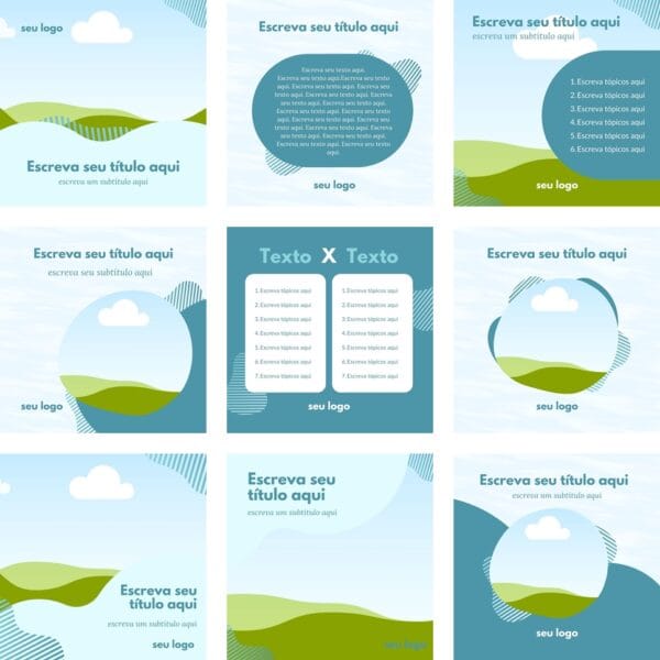 Modelos Canva Dentista Odonto 10 Templates Editáveis + Bônus