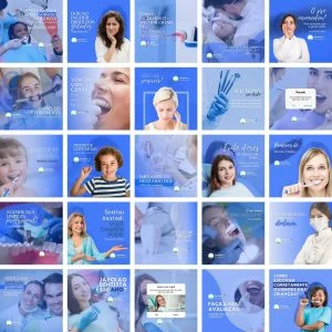 Modelos Canva Dentista Odonto 2.0 25 Templates Editáveis + Bônus