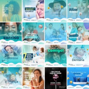 Modelos Canva Dentista Odonto 90 Templates Editáveis + Bônus