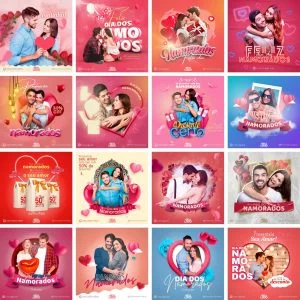 Modelos Canva Dia dos Namorados 16 Templates Editáveis + Bônus 18 Modelos Canva Dia dos Namorados 16 Templates Editáveis + Bônus