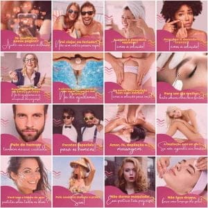 Modelos Canva Estética Beleza 200 Templates Editáveis + Legendas