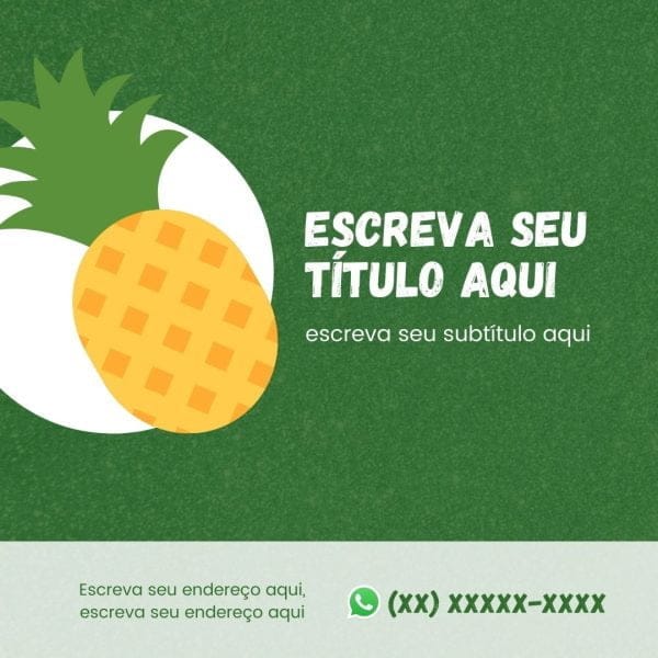 Modelos Canva Hortifruti Sacolão Feira 12 Templates Editáveis + Bônus