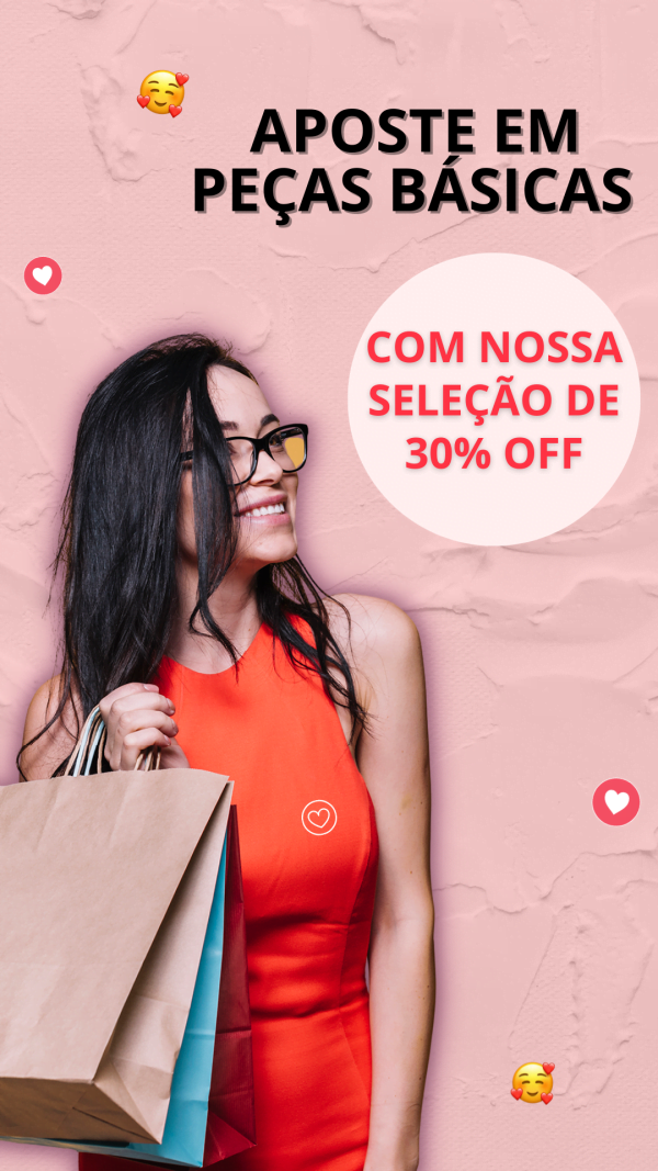 Modelos Canva Loja de Roupas 30 Templates Editáveis Storie + Bônus