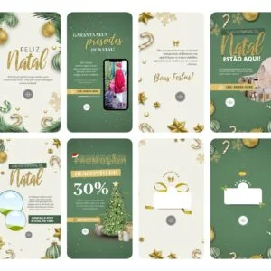 Modelos Canva Natal 50 Templates Editáveis Stories