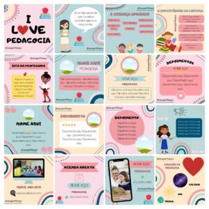 Modelos Canva Pedagoga 100 Templates Editáveis + Bônus