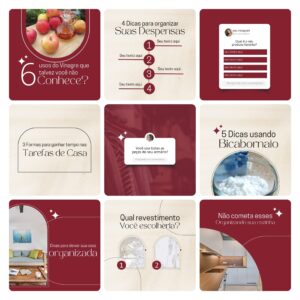 Modelos Canva Personal Organizer 30 Templates Editáveis + Bônus