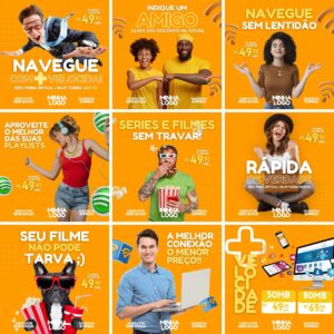 Modelos Canva Provedor de Internet 28 Templates Editáveis + Bônus