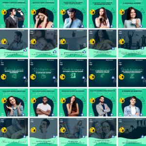 Modelos Canva Psicologo 3.0 100 Templates Editáveis + Bônus