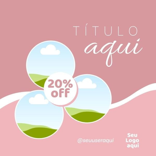 Modelos Canva Salão de Beleza Feminino 10 Templates Editáveis + Bônus