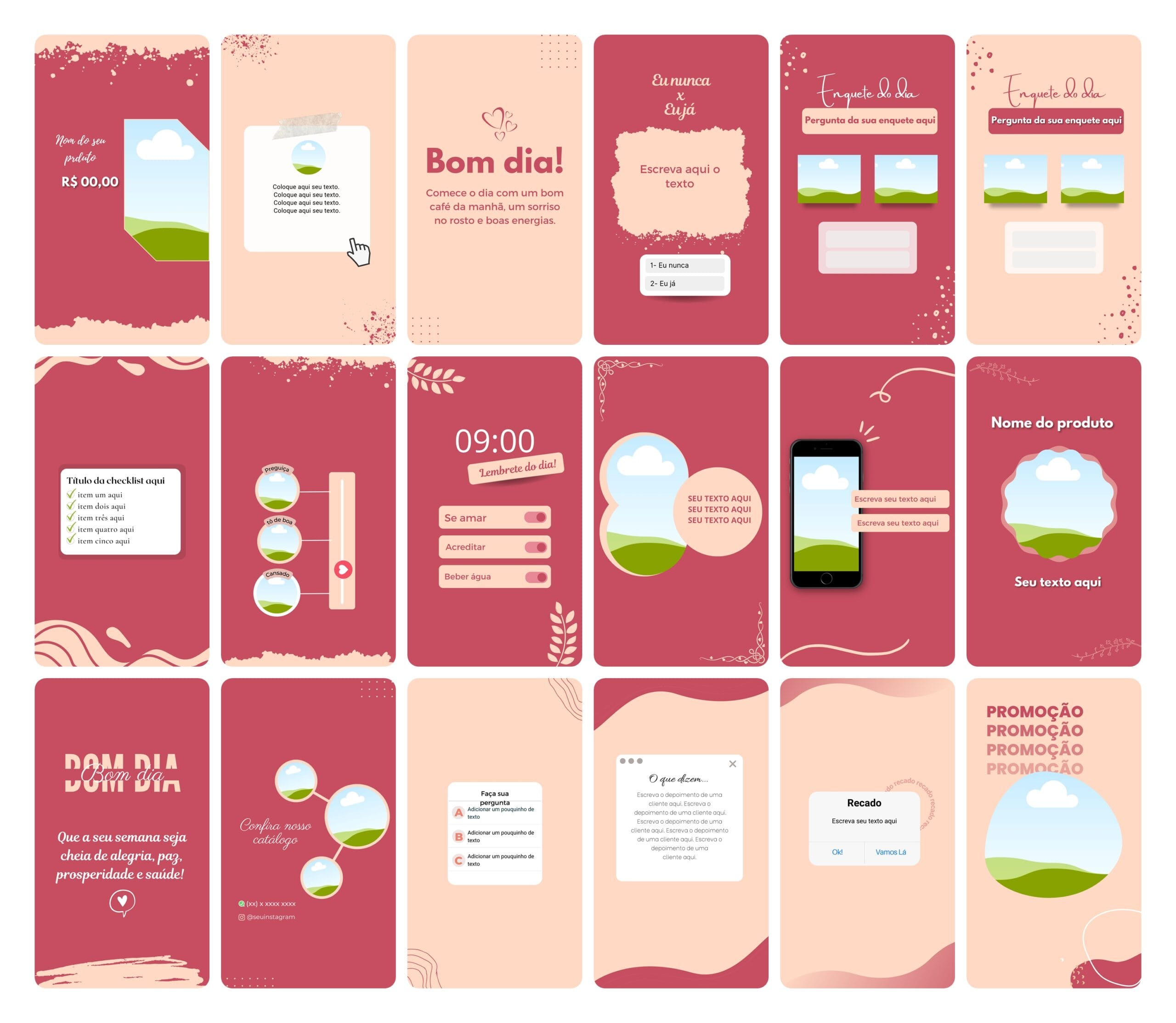 Modelos Canva Sublimação Loja de Personalizados 120 Templates Editáveis Stories 2 Modelos Canva Sublimação Loja de Personalizados 120 Templates Editáveis Stories
