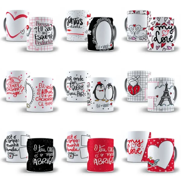 Modelos de Caneca para Presentear no Dia dos Namorados