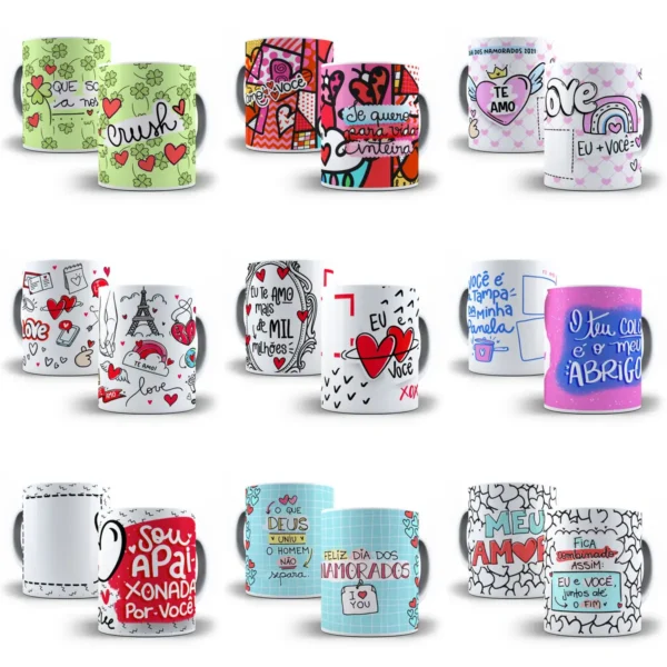 Modelos de Caneca para Presentear no Dia dos Namorados