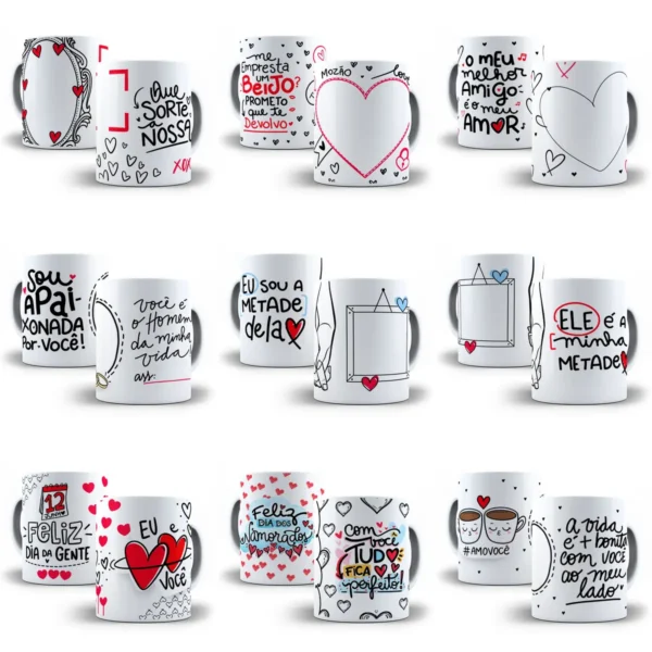Modelos de Caneca para Presentear no Dia dos Namorados