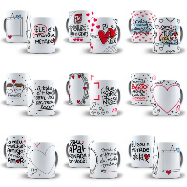 Modelos de Caneca para Presentear no Dia dos Namorados