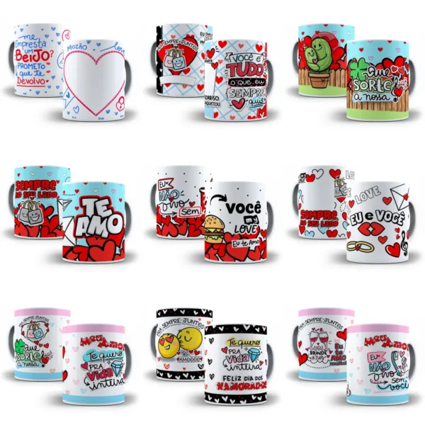 Modelos de Caneca para Presentear no Dia dos Namorados