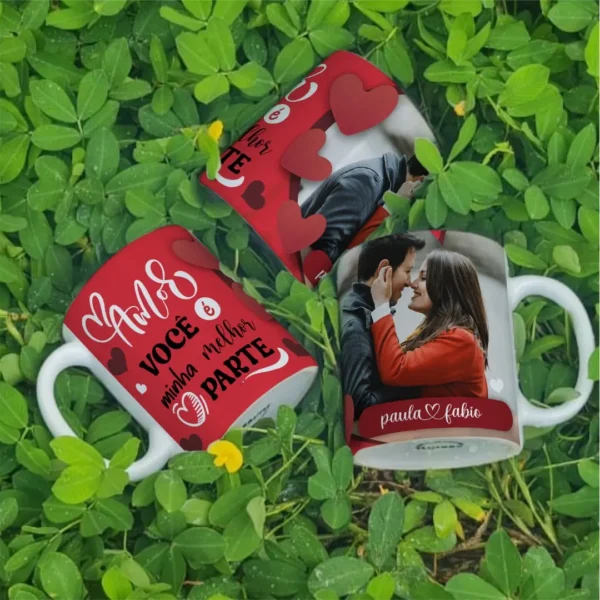 Modelos para Sublimação de Canecas - Amor e Carinho