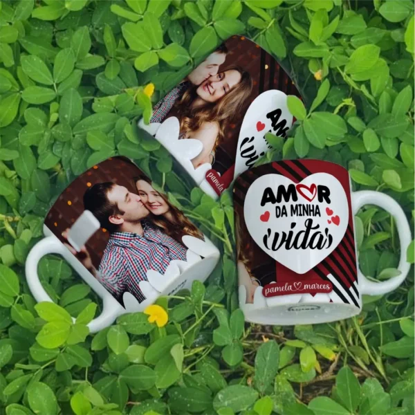 Modelos para Sublimação de Canecas - Amor e Carinho