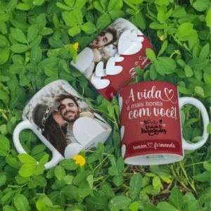 Modelos para Sublimação de Canecas - Amor e Carinho