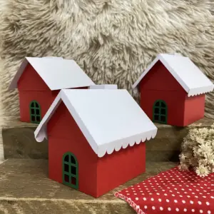 Molde Casinha De Natal Arquivo Svg Dxf Pdf 5