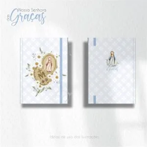 Nossa Senhora das Graças V2 Santinhos para Personalizados