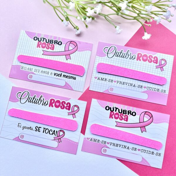 Outubro Rosa Lembrancinhas - Arquivo Digital