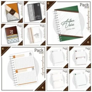 Pack 2025 - Agendas Masculinas - Arquivo Digital
