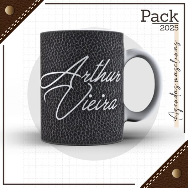 Pack 2025 - Agendas Masculinas - Arquivo Digital