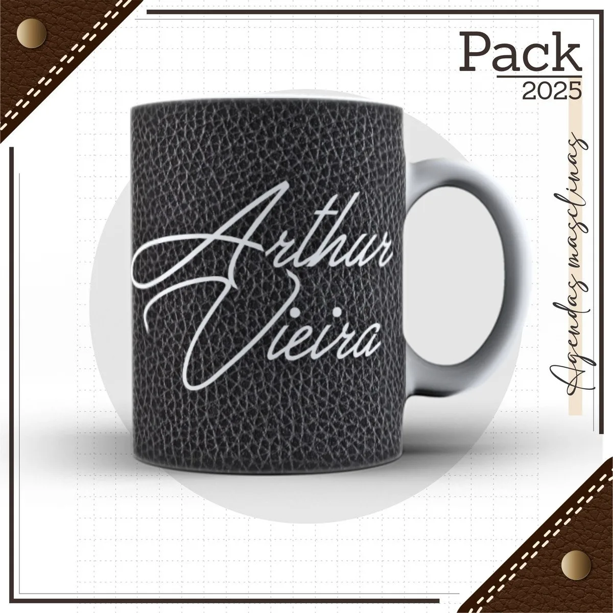 Pack 2025 - Agendas Masculinas - Arquivo Digital