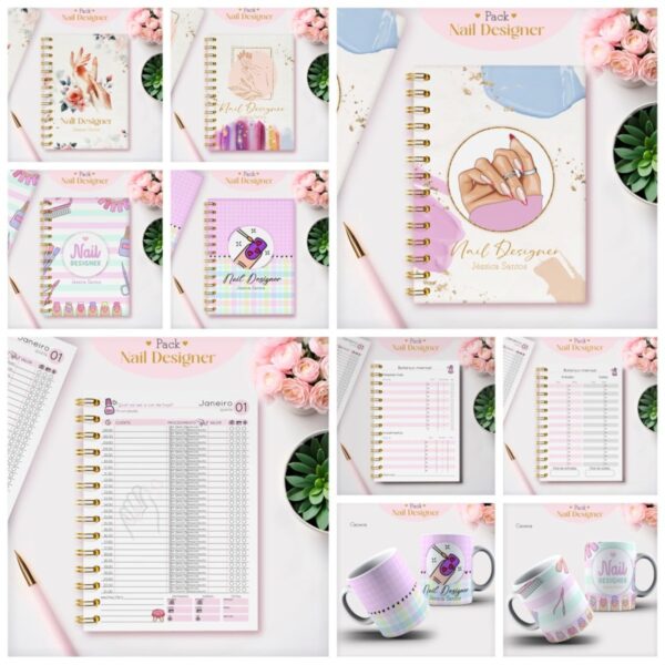Pack Agendamentos Nail Designer 2025
