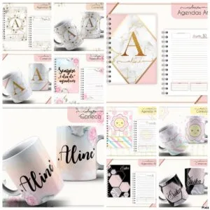 Pack Agendas A6 - Arquivo Digital 8 Pack Agendas A6 - Arquivo Digital