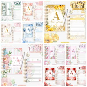pack agendas femininas 2026 arquivo digital