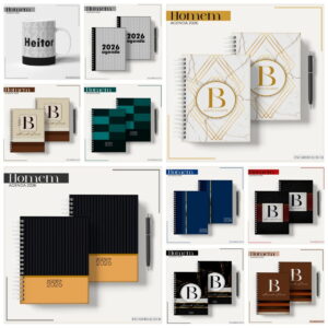 pack agendas masculinas 2026 arquivo digital