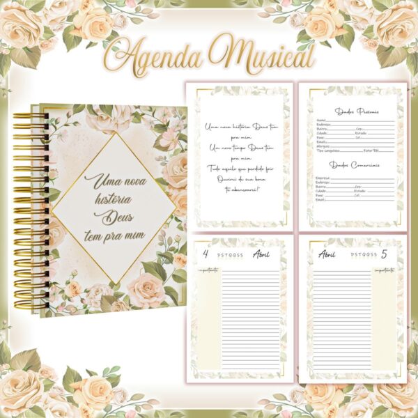 Pack Agendas Temas Musicais - Arquivo Digital