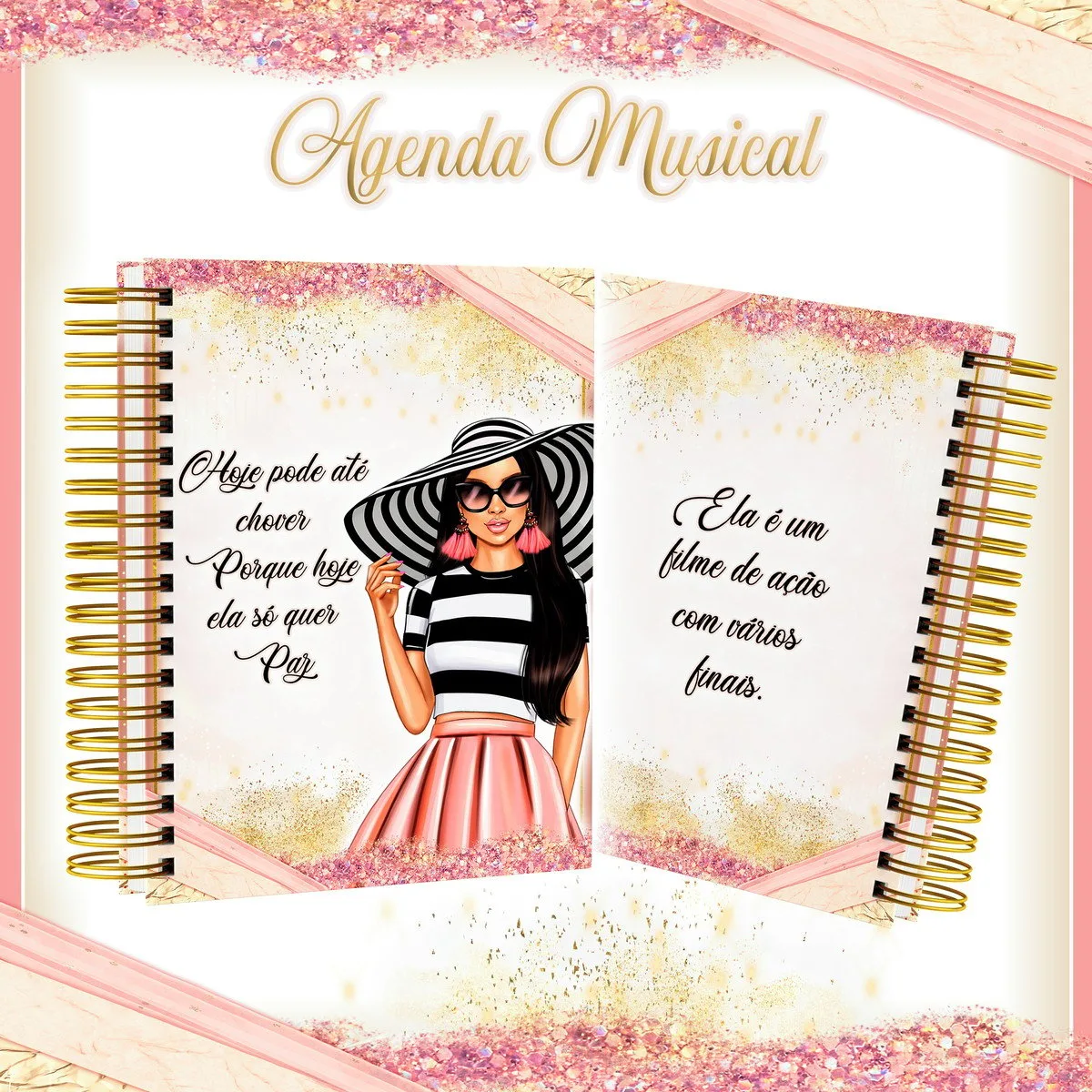Pack Agendas Temas Musicais - Arquivo Digital 4 Pack Agendas Temas Musicais - Arquivo Digital