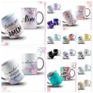 pack arte caneca feminina 2022 arquivo digital caneca feminina 2022
