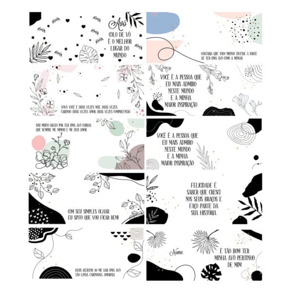 Pack Artes Caneca Dia dos Avós Bisavós Sublimação Corel Draw