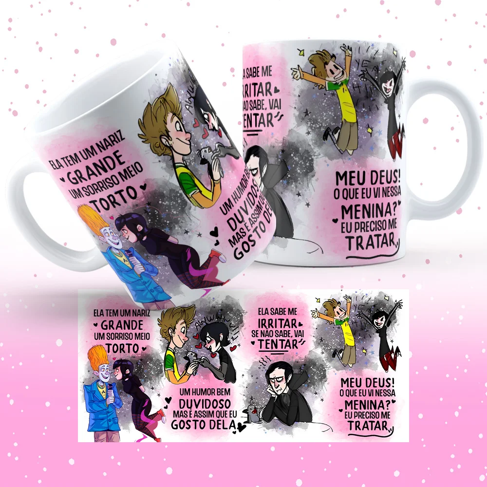 Pack Artes Caneca Sorriso Torto Dia dos Namorados Ele e Ela 3 Pack Artes Caneca Sorriso Torto Dia dos Namorados Ele e Ela