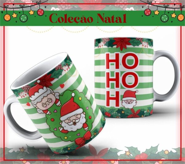 Pack Artes Canecas Natal - Arquivo Digital