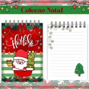 Pack Bloquinhos Natal - Arquivo Digital