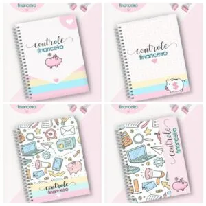 Pack Caderno Controle Financeiro Feminino - Arquivo Digital 17 Pack Caderno Controle Financeiro Feminino - Arquivo Digital