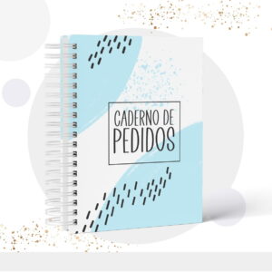 Caderno de Pedidos Masculino Digital para Imprimir 21 pack cadernos de pedidos masculino arquivo digital