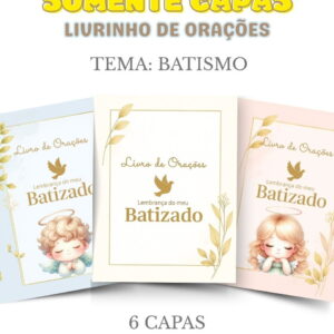 pack capas batismo arquivo digital