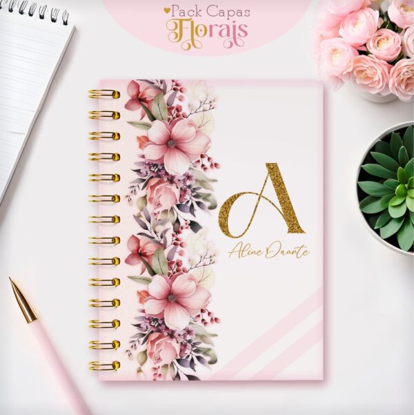 Pack Capas Florais - Arquivo Digital