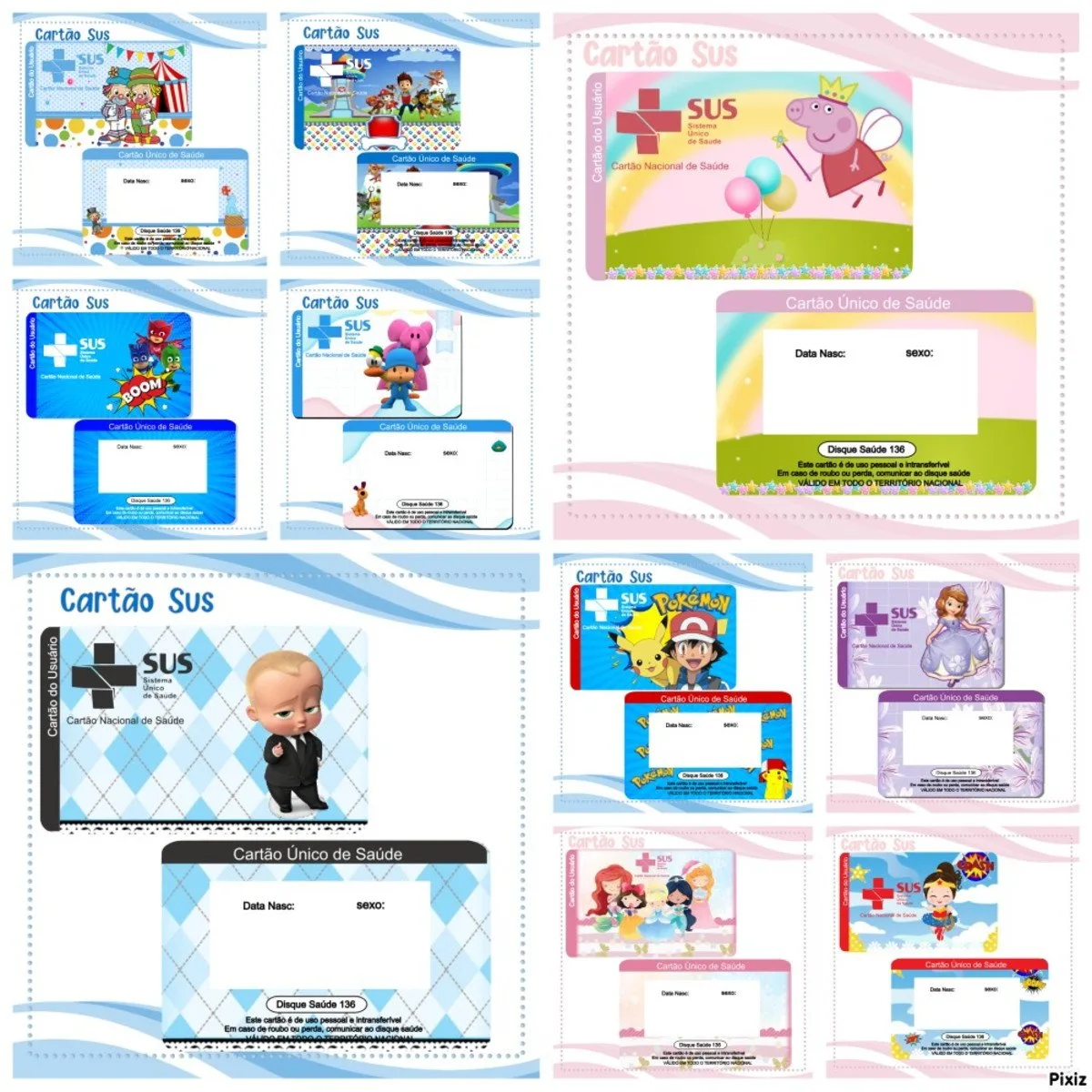 Pack Cartão Sus - Arquivo Digital