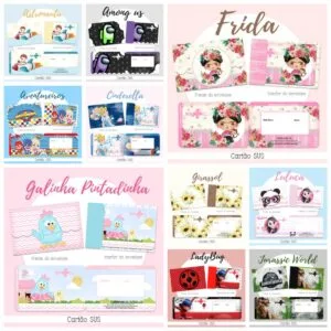 Pack Cartão Sus Meninos e Meninas 01 - Arquivo Digital 23 Pack Cartão Sus Meninos e Meninas 01 - Arquivo Digital