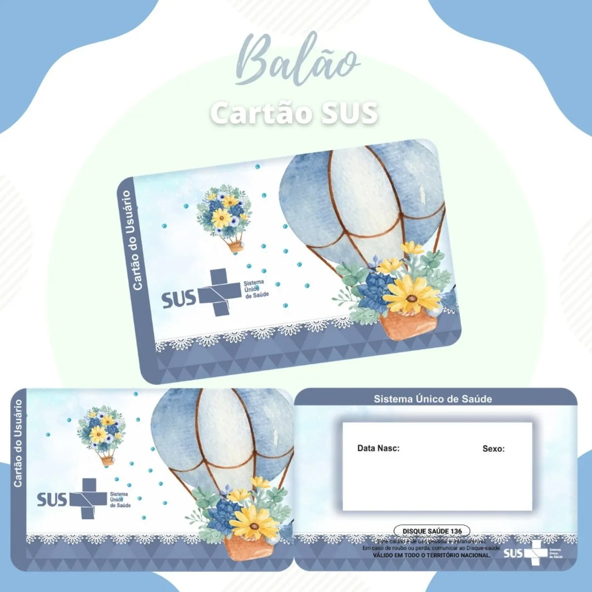 Pack Cartão Sus Meninos e Meninas - Arquivo Digital 2 Pack Cartão Sus Meninos e Meninas - Arquivo Digital