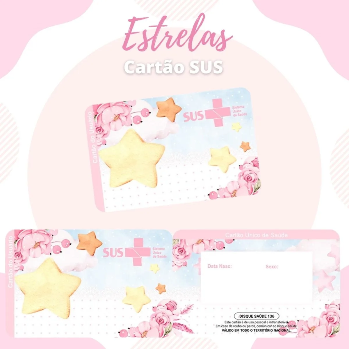 Pack Cartão Sus Meninos e Meninas - Arquivo Digital 3 Pack Cartão Sus Meninos e Meninas - Arquivo Digital