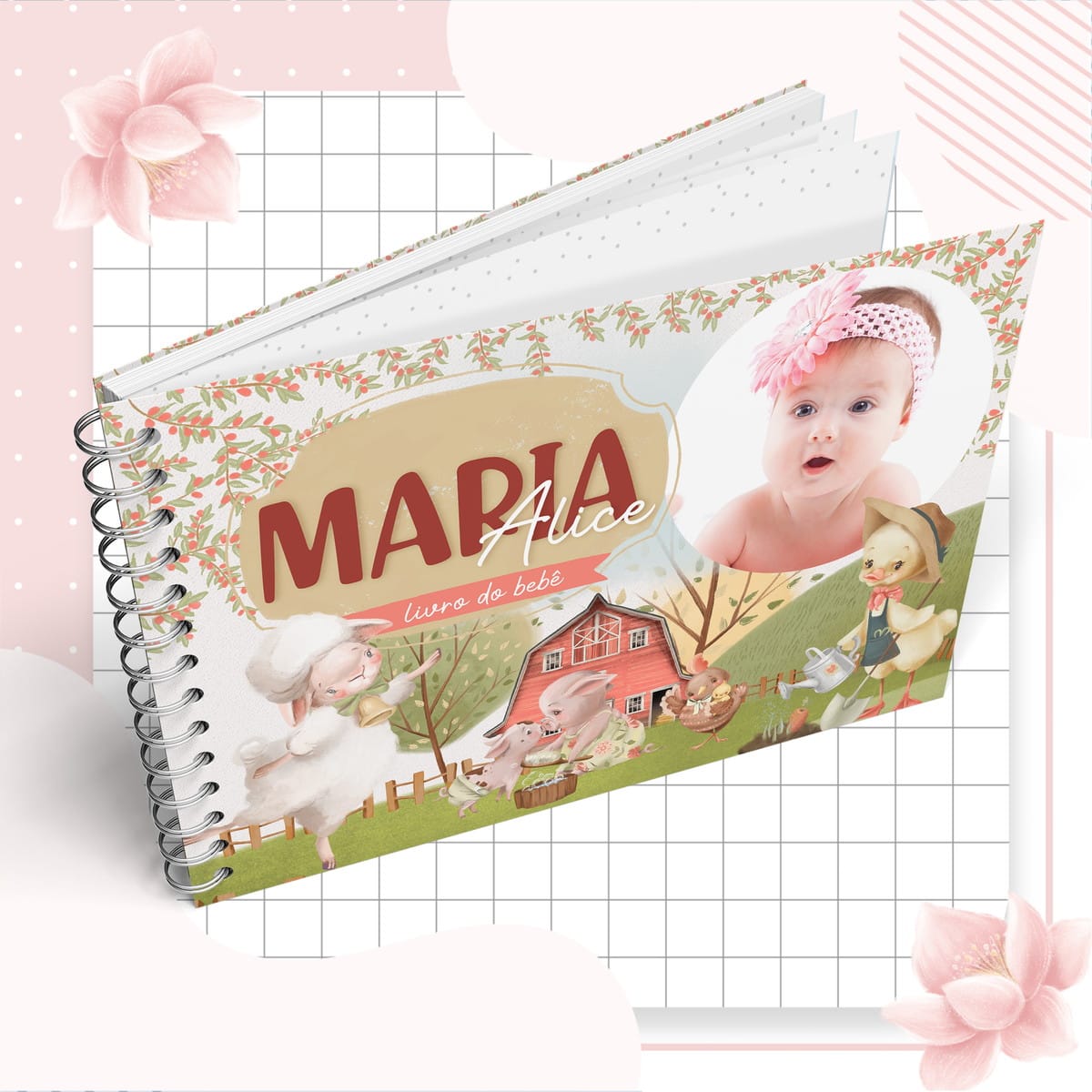 Pack Digital Maternidade Bebê com Livro do Bebê e Caderneta 3 Pack Digital Maternidade Bebê com Livro do Bebê e Caderneta - Imagem 3