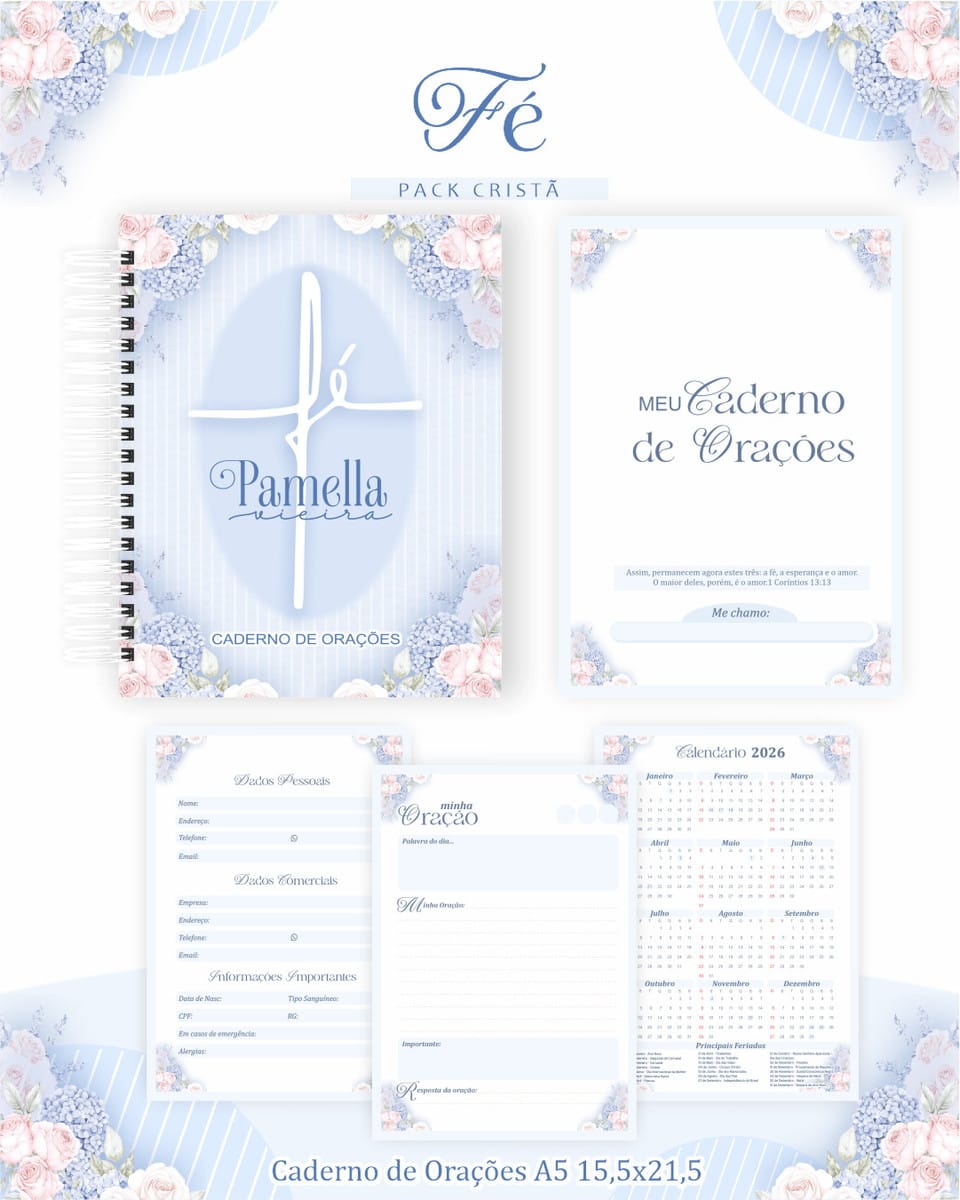 Pack Cristão Digital com Devocionais e Capas de Bíblia 2 Pack Cristão Digital com Devocionais e Capas de Bíblia - Imagem 2