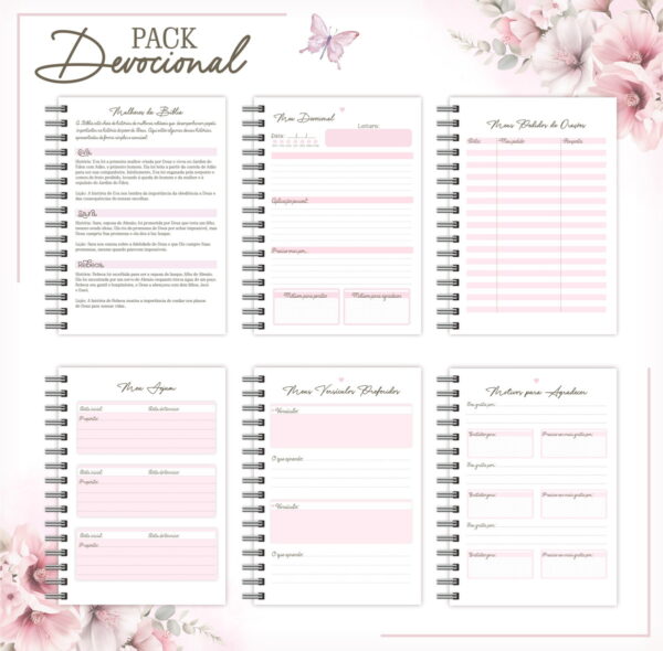 Pack Devocional Feminino- Arquivo Digital